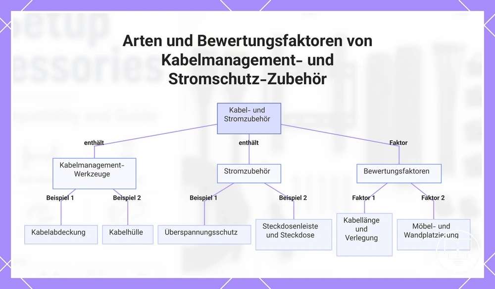 Arten und Bewertungsfaktoren von Kabelmanagement- und Stromschutz-Zubehör