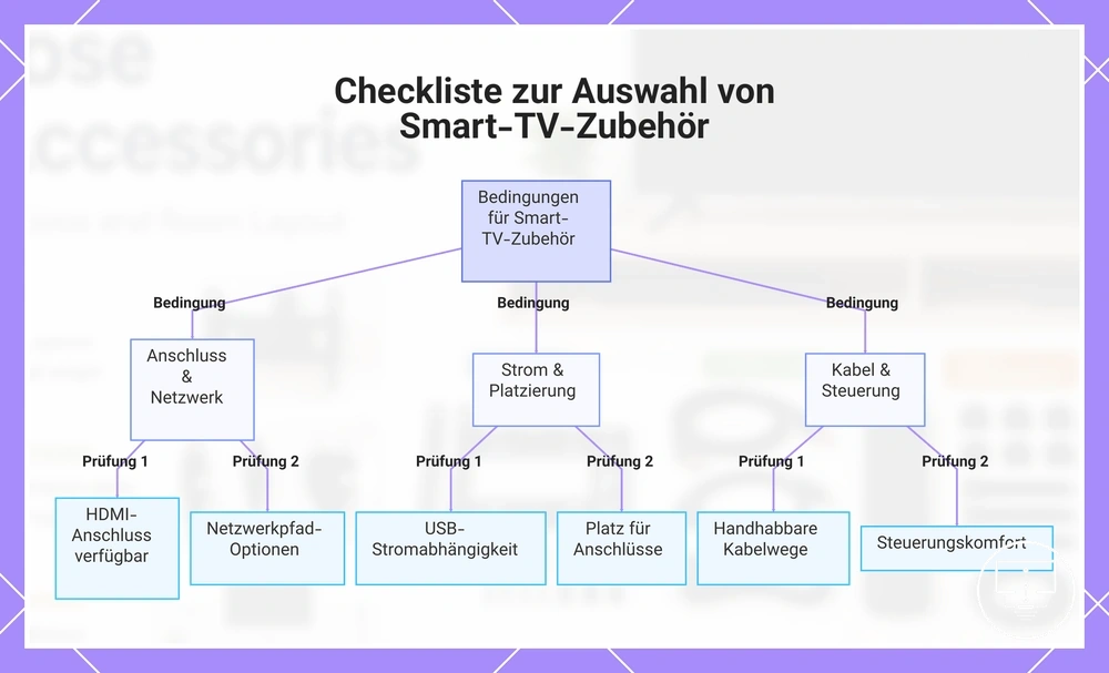 Checkliste zur Auswahl von Smart-TV-Zubehör