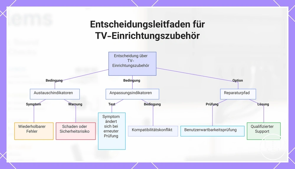 Entscheidungsleitfaden für TV-Einrichtungszubehör
