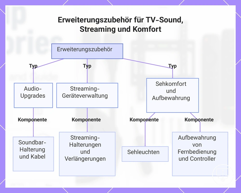 Erweiterungszubehör für TV-Sound, Streaming und Komfort