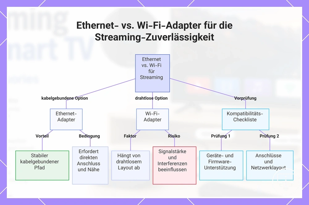 Ethernet- vs. Wi-Fi-Adapter für die Streaming-Zuverlässigkeit