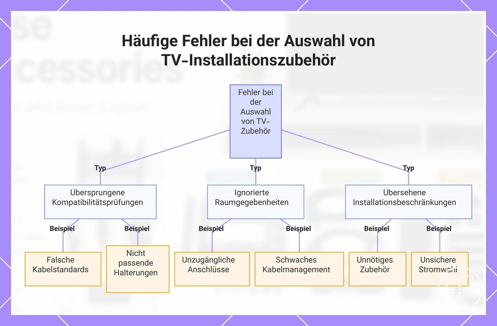Häufige Fehler bei der Auswahl von TV-Installationszubehör
