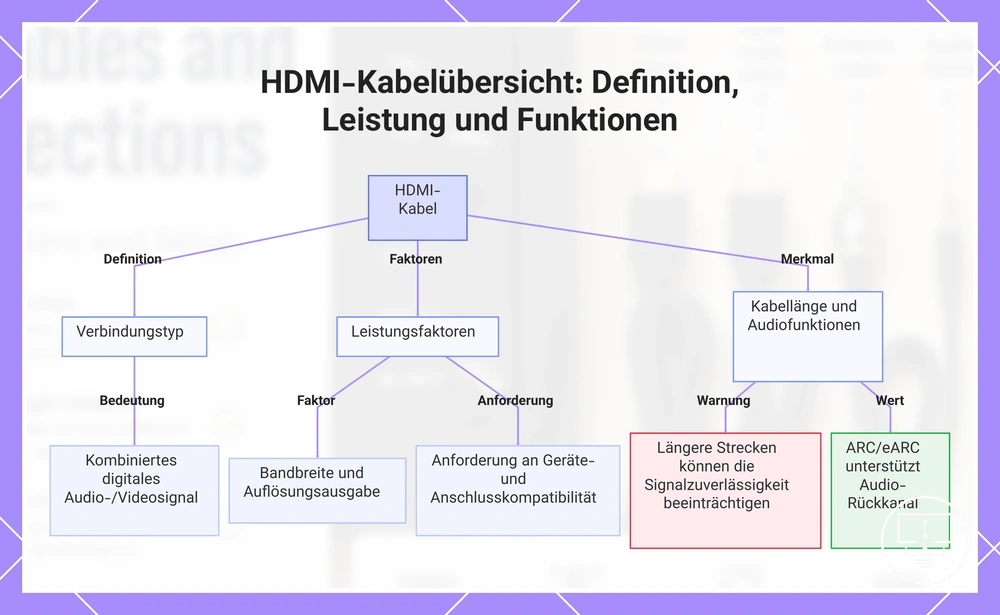 HDMI-Kabelübersicht: Definition, Leistung und Funktionen