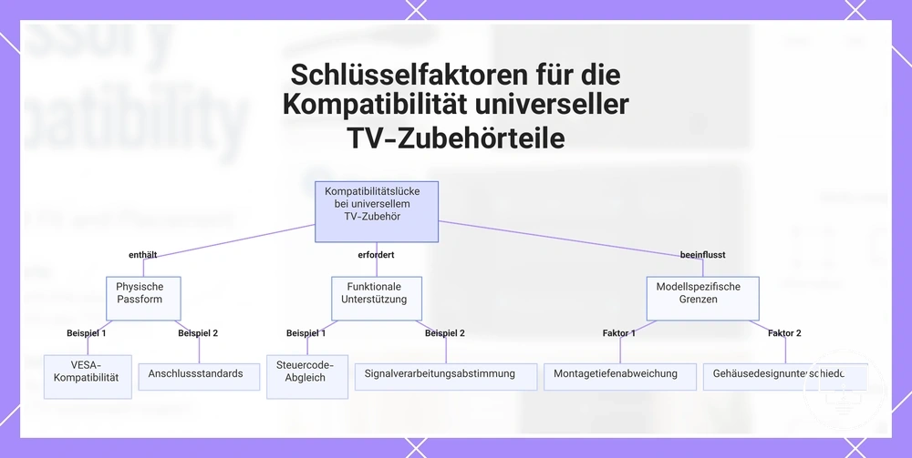 Schlüsselfaktoren für die Kompatibilität universeller TV-Zubehörteile