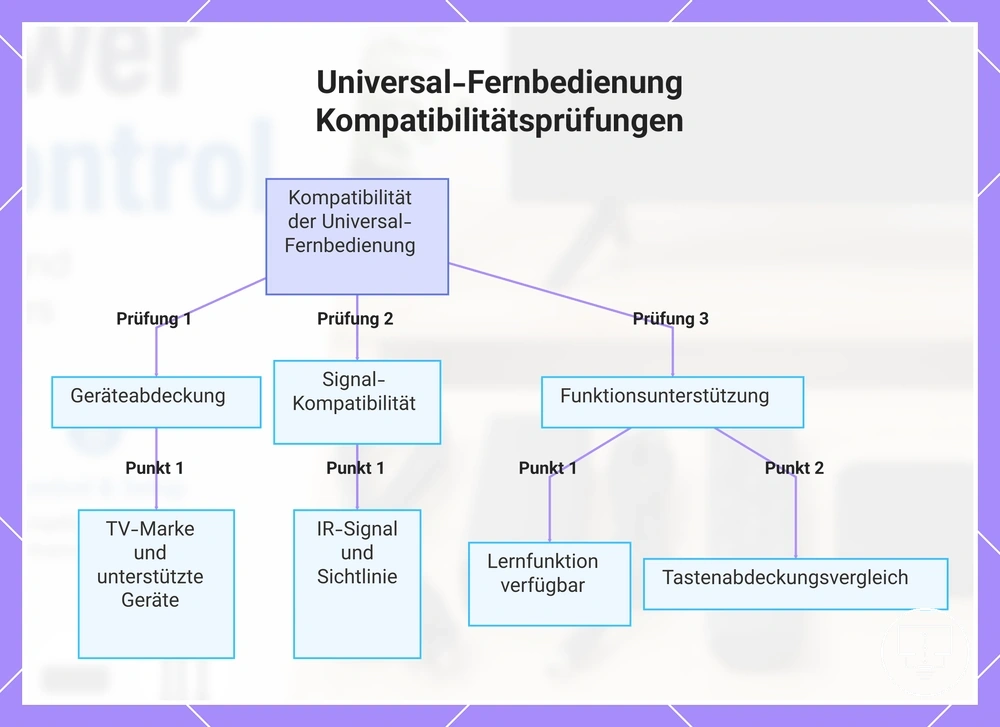 Universal-Fernbedienung Kompatibilitätsprüfungen