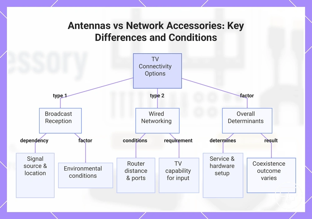 Antennas vs Network Accessories: Key Differences and Conditions