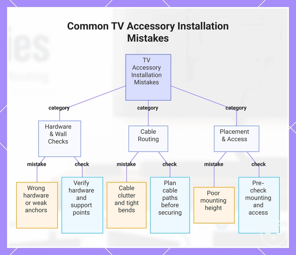 Common TV Accessory Installation Mistakes