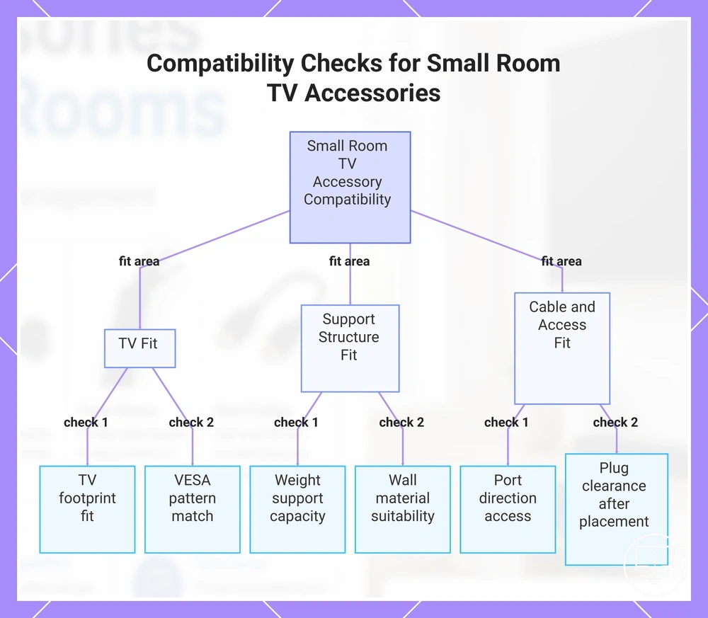 Compatibility Checks for Small Room TV Accessories