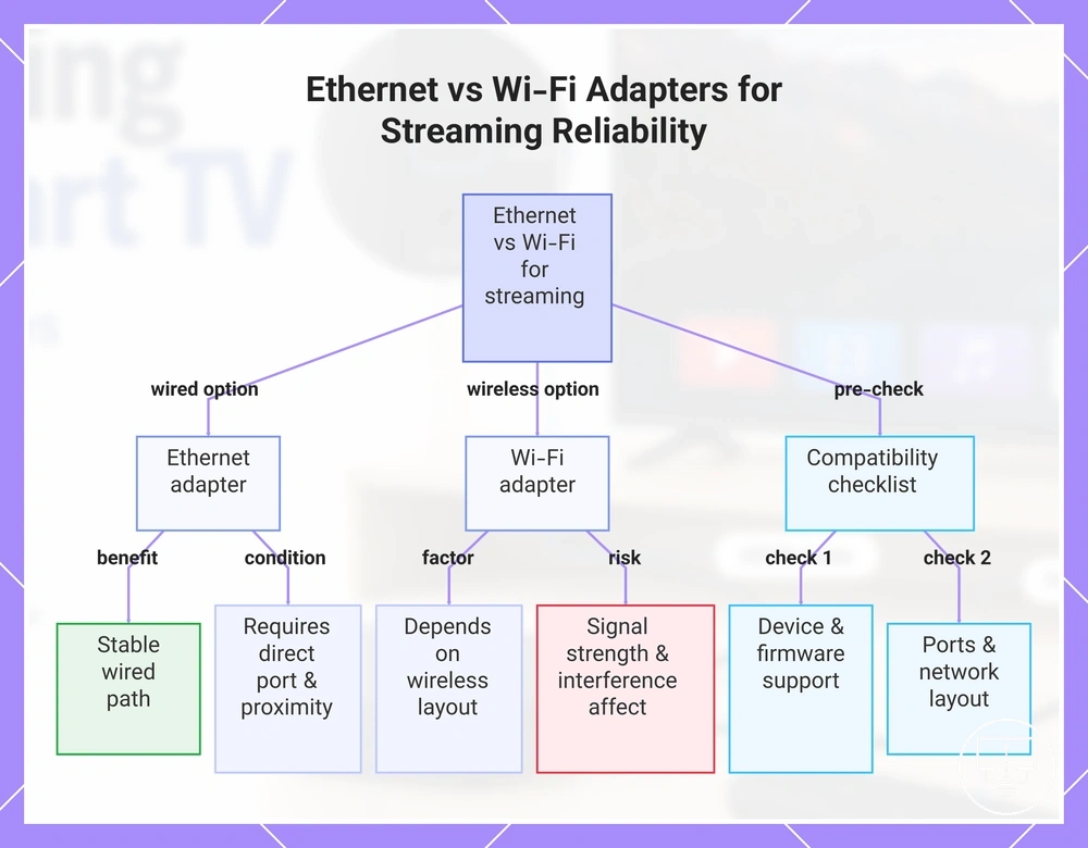 Ethernet vs Wi-Fi Adapters for Streaming Reliability