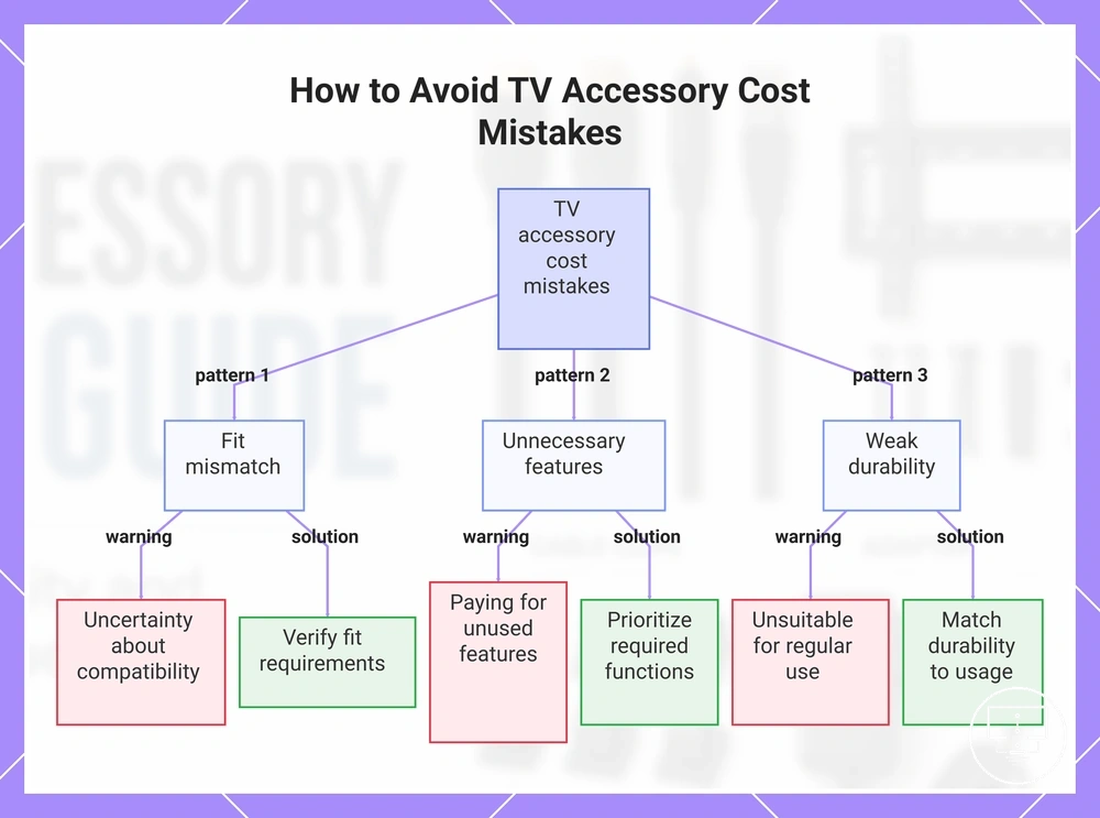 How to Avoid TV Accessory Cost Mistakes