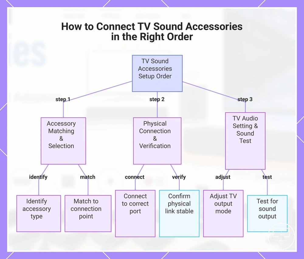 How to Connect TV Sound Accessories in the Right Order
