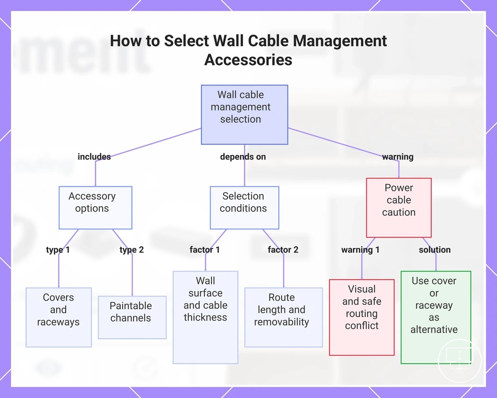 How to Select Wall Cable Management Accessories