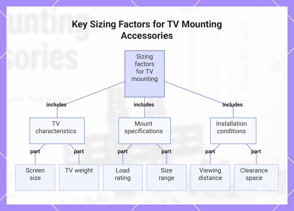 Key Sizing Factors for TV Mounting Accessories