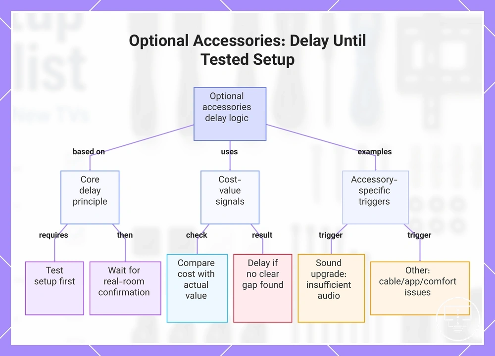 Optional Accessories: Delay Until Tested Setup