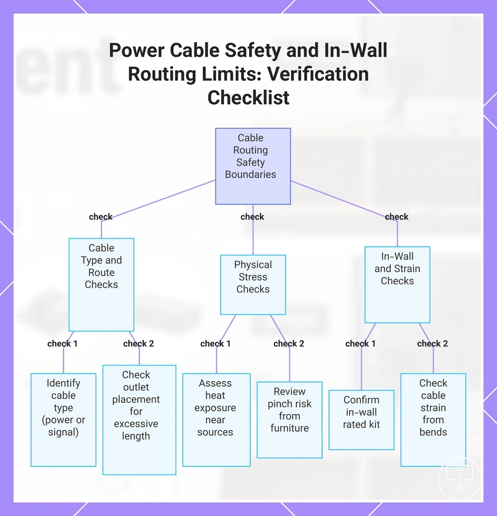 Power Cable Safety and In-Wall Routing Limits: Verification Checklist