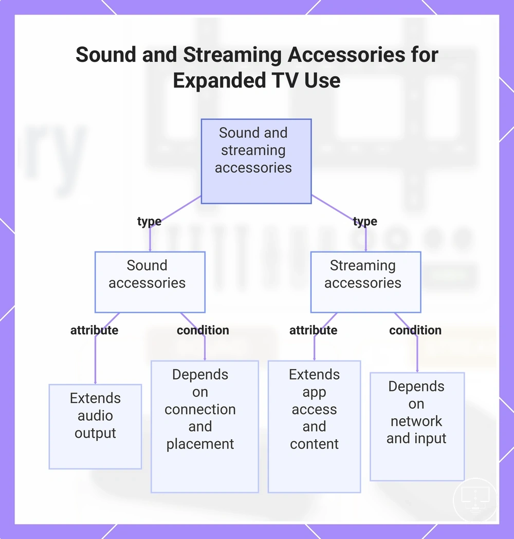 Sound and Streaming Accessories for Expanded TV Use