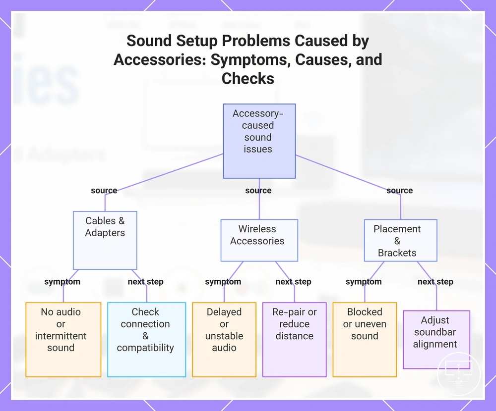 Sound Setup Problems Caused by Accessories: Symptoms, Causes, and Checks