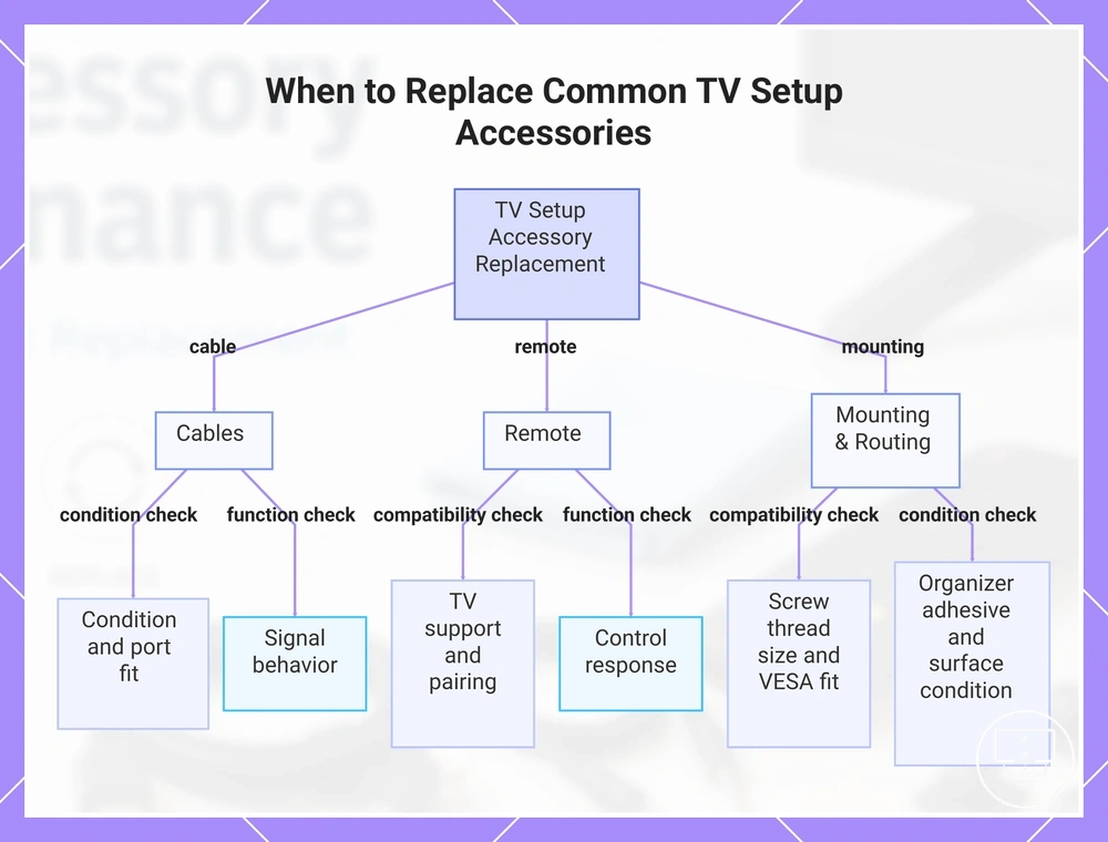 When to Replace Common TV Setup Accessories
