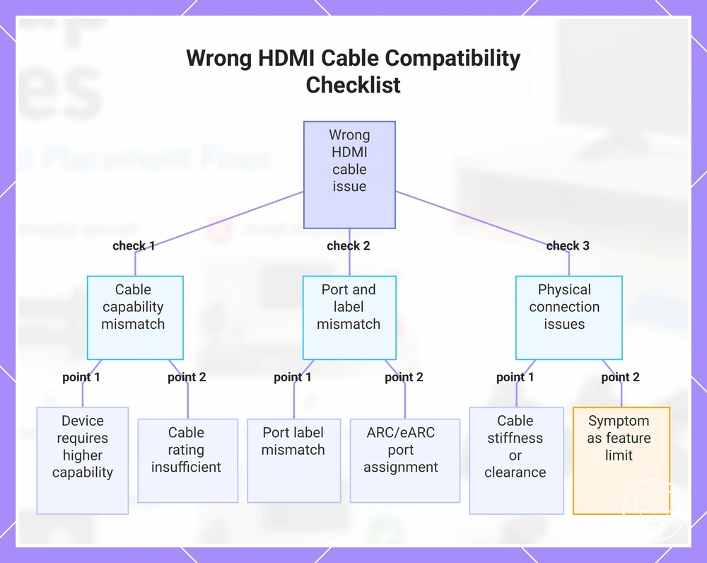 Wrong HDMI Cable Compatibility Checklist