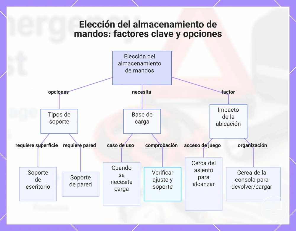 Elección del almacenamiento de mandos: factores clave y opciones
