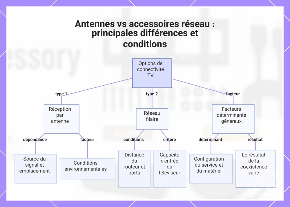 Antennes vs accessoires réseau : principales différences et conditions