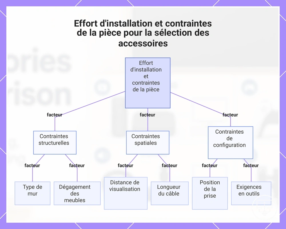 Effort d'installation et contraintes de la pièce pour la sélection des accessoires