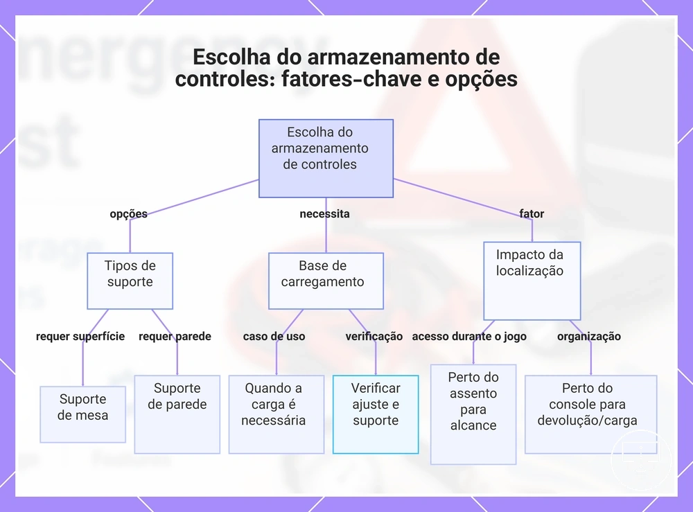 Escolha do armazenamento de controles: fatores-chave e opções
