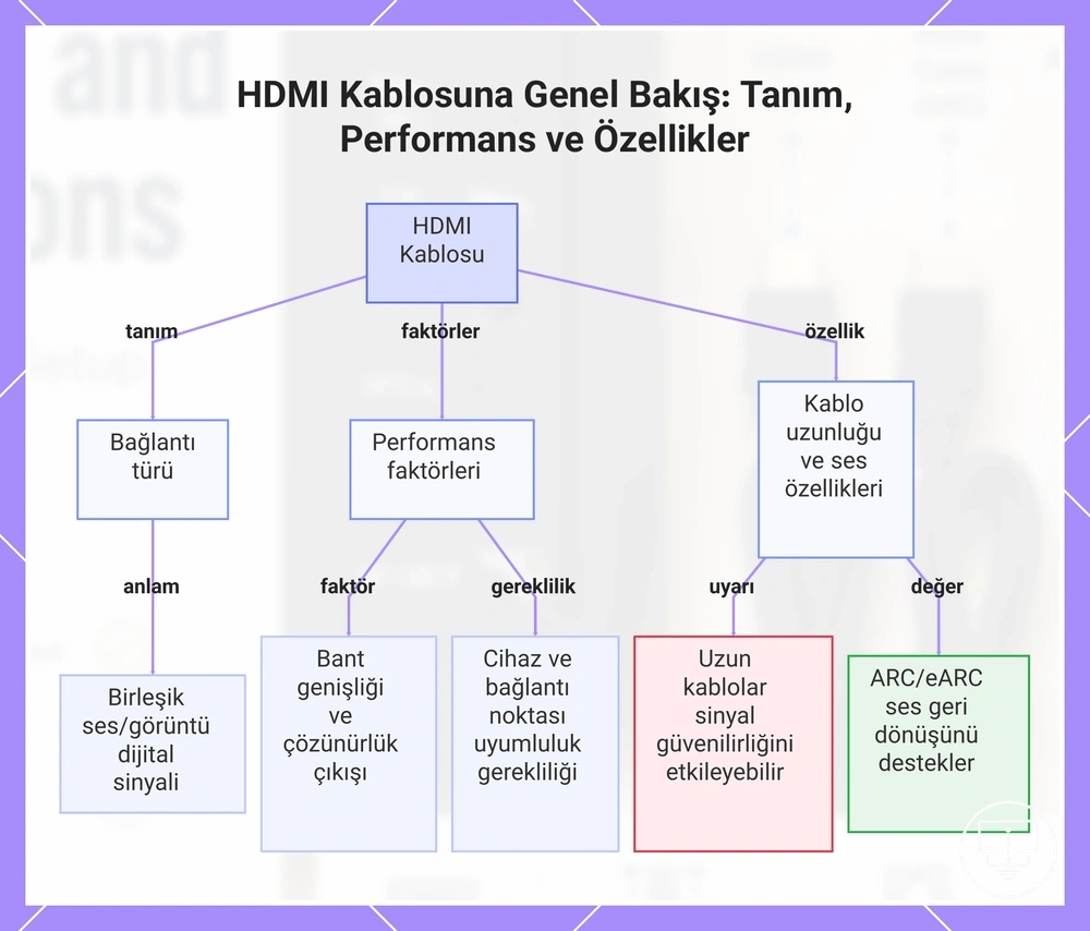 HDMI Kablosuna Genel Bakış: Tanım, Performans ve Özellikler