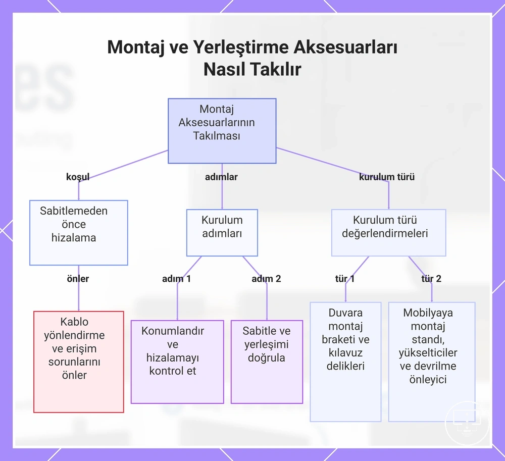 Montaj ve Yerleştirme Aksesuarları Nasıl Takılır