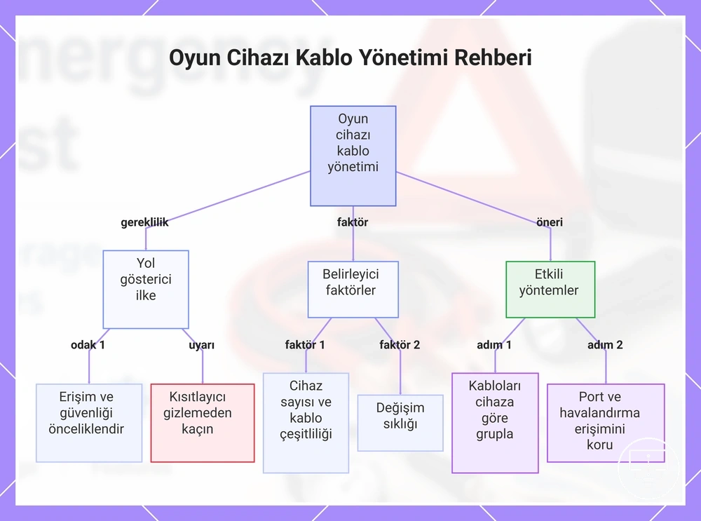 Oyun Cihazı Kablo Yönetimi Rehberi