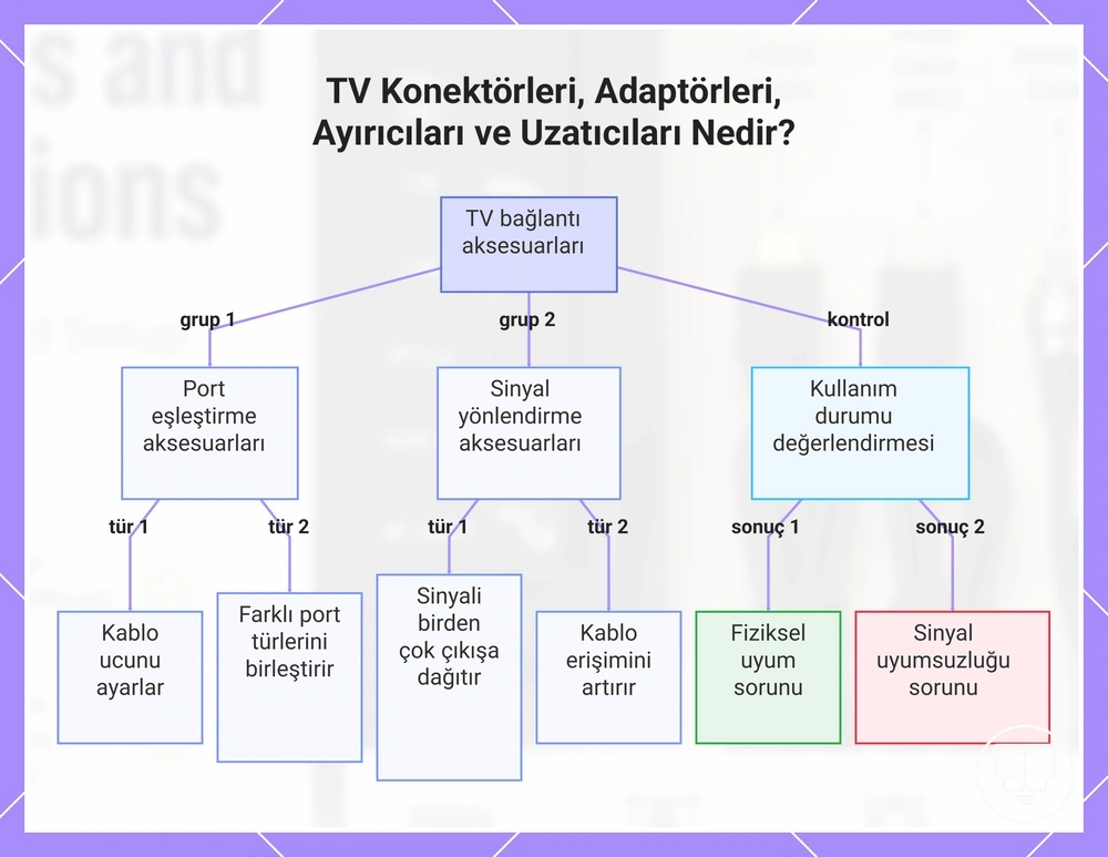 TV Konektörleri, Adaptörleri, Ayırıcıları ve Uzatıcıları Nedir?