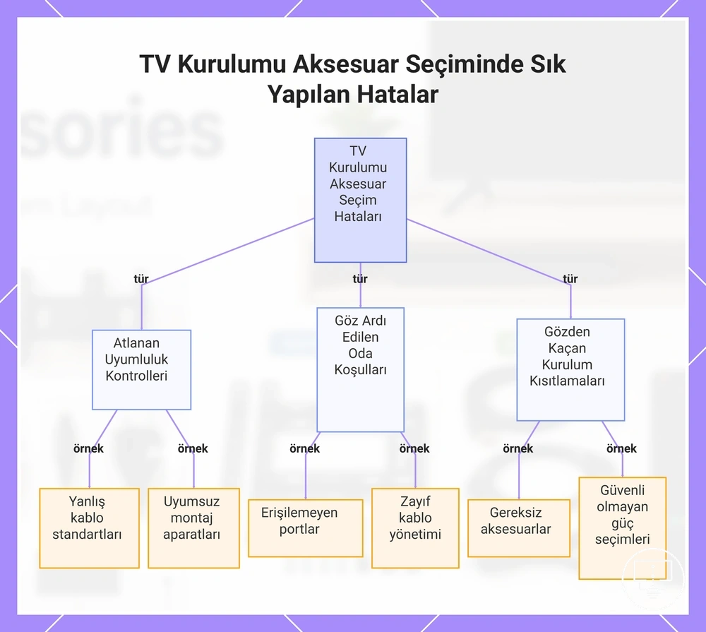 TV Kurulumu Aksesuar Seçiminde Sık Yapılan Hatalar