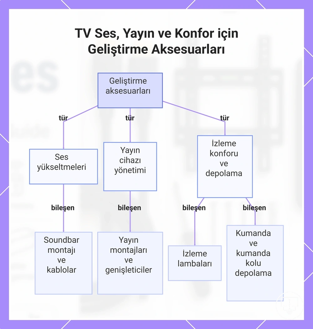 TV Ses, Yayın ve Konfor için Geliştirme Aksesuarları